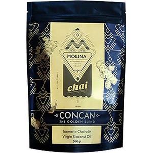 Kruidenthee (cafeïnevrij) | Chai | Biologisch - 500 gram Golden Latte -Kurkuma Chai - Molina Concan -