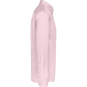Overhemd Heren 5XL Kariban Lange mouw Pale Pink 65% Polyester, 35% Katoen