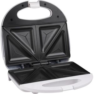 Alpina Tosti-Apparaat - Anti-Aanbak - Indicatoren - Clipsluiting - Verticaal Opbergen - 750 Watt - Wit