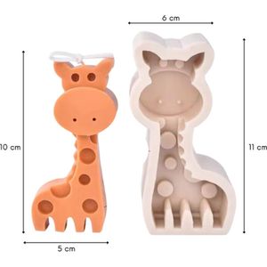 ZoeZo - Kaarsmal - Kraamdier giraf - Giraf - Kaars mallen - Siliconen mal - Zelf kaarsen maken - Gips & Epoxy gieten - Zeep maken