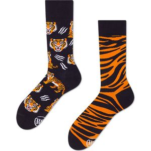 Many Mornings unisex sokken - Feet Of The Tiger - Unisex - Maat: 39-42
