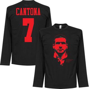 Cantona Silhouette Longsleeve T-Shirt - M