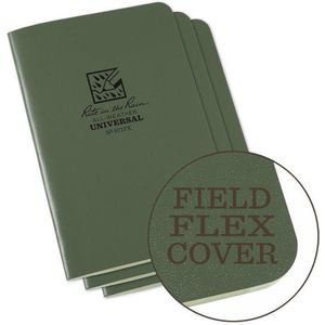 Rite in the Rain Notebook Stapled 3 Pack Groen / Green