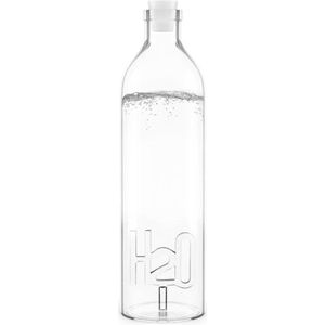 Balvi H2O Waterfles - Borosilicaatglas - 1,2 l