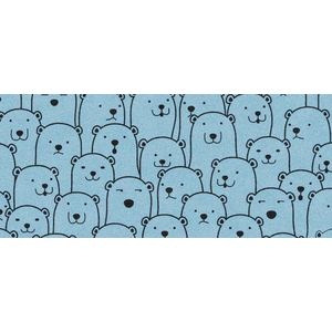 Mat, Vloermat, Vloerkleed, Tapijt, Kind - Kinderkamer Beer - Wasbaar - Antislip - 150 x 65 cm