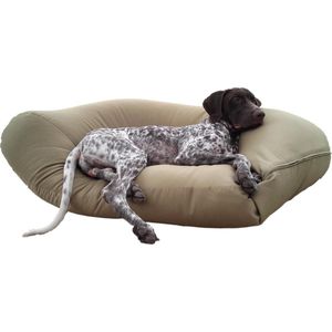 Dog's Companion - Hondenkussen / Hondenbed khaki vuilafstotende coating - XS - 55x45cm