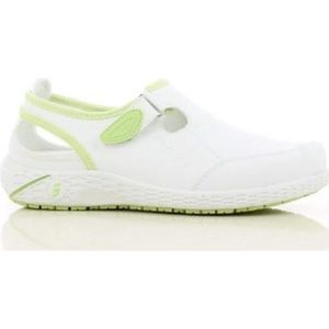 Safety Jogger Oxypas Lina OB Sandaalschoen SlipvastSRC-ESD-AS Lichtgroen – Maat 38