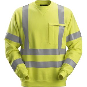 Snickers 2863 ProtecWork, Sweatshirt, High-Vis Klasse 3 - High Vis Geel - XL