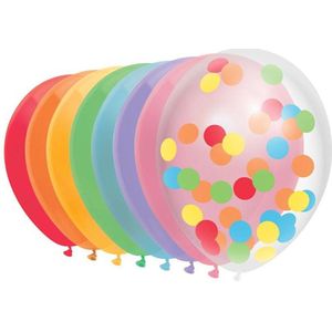 Ballonnen - Regenboog 10 stuks