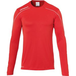 Uhlsport Stream 22 Voetbalshirt Lange Mouw Heren - Rood / Wit | Maat: XL