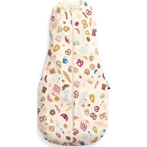 Ergopouch Cocoon inbaker slaapzak - 0,2 Tog - Slaapzak Baby - Inbakerslaapzak - Slaapzakken - Zomer slaapzak - 3-6 md - Bon Appetit