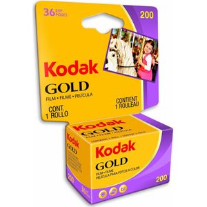 Kodak Gold 200 met 36 opnames │Fotorolletje │Filmrolletje │Kleinbeeld │135 │Fotorol │Analoog│200 iso│200 asa