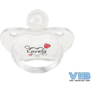 VIB Fopspeen Transparant 'Lovely'