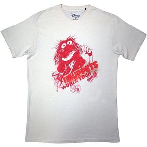 Disney - The Muppets Animal On Tour Heren T-shirt - L - Creme