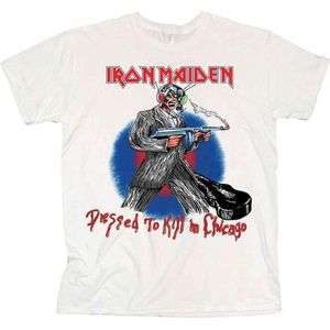 Iron Maiden - Chicago Mutants Heren T-shirt - M - Wit