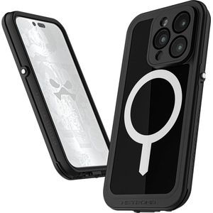 Slim Full Body Case - Camera Protection - Screen Protector - Waterproof - Nautical Design - MagSafe - Magnetic - Black - 2022 - Apple iPhone14Pro - 6.1 inch