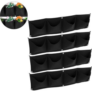 VELTRR® Verticale Moestuin - Plantenrek Tuin - Kweekzak - Waterdicht - Zwart