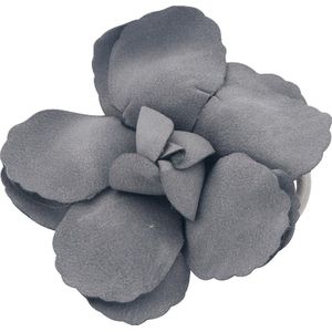 Bloemenclip/broche/elastiek van imitatieleer