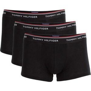 Tommy Hilfiger - Heren Onderbroeken 3-Pack Trunks Zwart - Zwart - Maat XXL