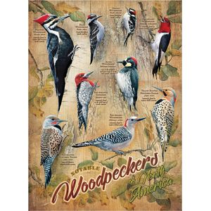 Cobble Hill puzzel Woodpeckers - 500 stukjes
