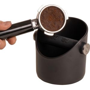Jay Hill Uitklopbak Koffie Espresso Zwart RVS