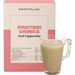 Protiplan | Ice Cappuccino Drank | 7 x 26 gram | Koolhydraatarm eten doe je zó! | Snel afvallen zonder hongergevoel!