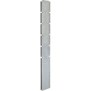 vidaXL-Schanskorfpaal-160-cm-gegalvaniseerd-staal-zilverkleurig