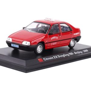 Citroën ZX Dongfeng 988 Beijing 2000 Taxi (Rood) (15cm) 1/43 Atlas - Modelauto - Schaalmodel - Modelauto - Miniatuurauto - Miniatuur autos