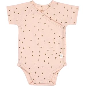 Lässig newborn rompertje stippen roze
