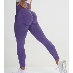 Gymlegging BUTTLIFT - Maat M - Paars - Pushup Legging - Fitness Legging - Sportlegging - Sportkleding - Yoga legging