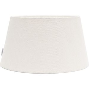 Riviera Maison Lampenkap Groot Wit voor staande lamp of tafellamp - Taper Linnen lampenkap 45 cm