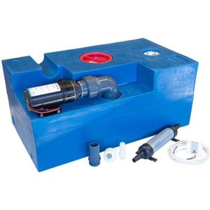 Vuilwatertank 72L compleet met marceratorpomp 12V