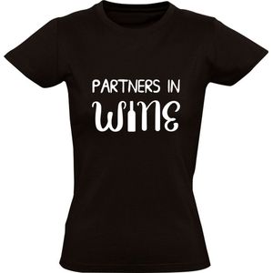 Partners in wine Dames T-shirt | wijn | wijnen | alcohol | drank