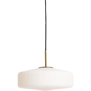 vtwonen Hanglamp Pleat - Wit - Ø40cm - Retro - Woonkamer - Slaapkamer