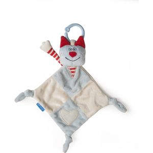Taf Toys Extra zacht knuffeldoekje Hangspeeltje Kat met ophangring - 0 - 24 mnd