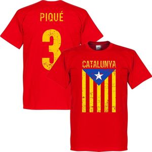Catalonië Vintage Pique T-Shirt - L