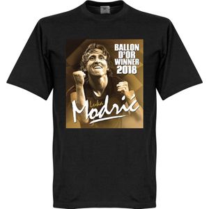 Modric Ballon d'Or Winner T-Shirt - Zwart - Kinderen - 116
