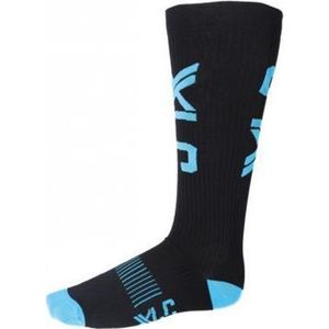 XLC Compressiesokken Race Lang Zwart/Blauw 36-39