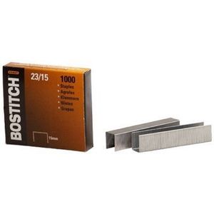 Bostitch nietjes 23-15-1M 15 mm verzinkt voor B310HDS 00540 HD-23L17 HD-12F