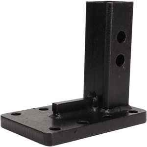Verstelbare Pintle Mount voor 2 Inch Trekhaak Ontvanger - 4410lbs Laadvermogen - Wisselbaar met 3 Posities - Eenvoudige Installatie voor Aanhanger Tractor