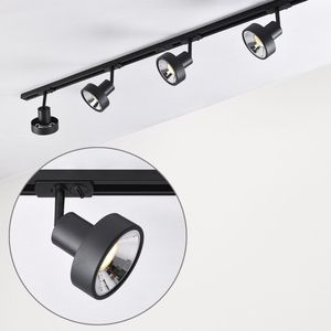 Modern 1-fase railsysteem van 1,5 meter met Joel spots - plafondlamp