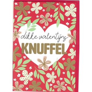 Wenskaart - Kaart - Valentijn - Dikke Valentijns Knuffel