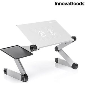 INNOVAGOODS - Laptopstandaard - Laptoptafel - Verstelbaar - In Aluminium - Schootbureau