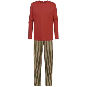 Mey Tweedelige Pyjama Stripes Heren 34045 796 red ginger 48