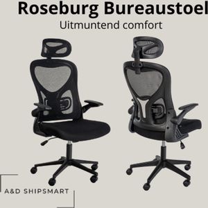 Roseburg Bureaustoel Zwart - Bureau - Stoel - Ergonomische bureaustoel - bureaustoel