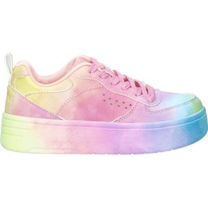 Skechers Court High - Electric Remix Meisjes Sneakers - Multicolour - Maat 37
