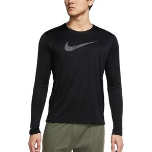 Nike - Dri-Fit UV Run Division - Zwarte sportshirt -L