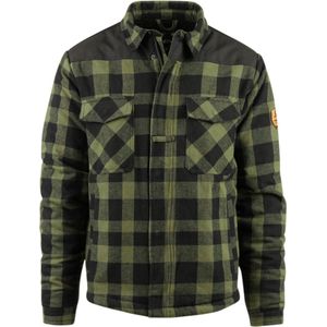 Fostex Garments - Lumberjack Sherpa jacket (kleur: Zwart/Olive / maat: XXXL)