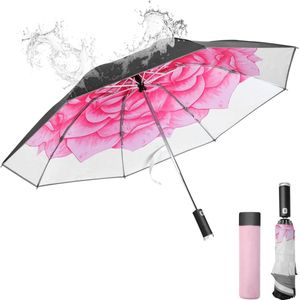 Parasol, handparaplu, uv-bescherming, zakparaplu's voor dames, paraplu's, parasol, drievoudige zakparaplu's voor vrouwen