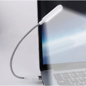 Laptop Lampje - LED Toetsenbord verlichting - USB - leeslampje - Wit